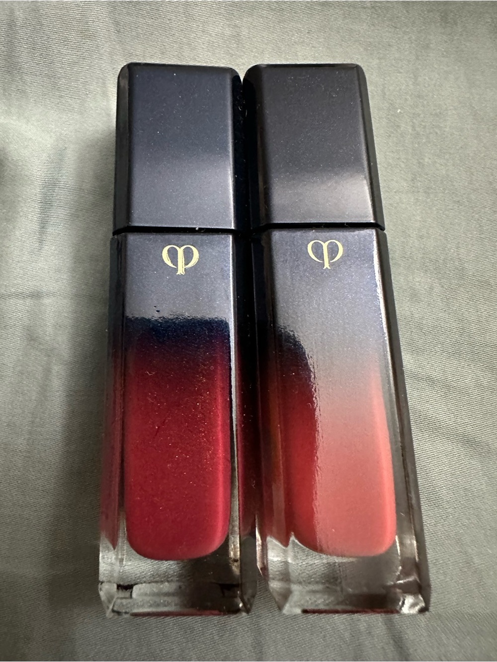 (2) cle de peau liquid rouge number 508 & 3